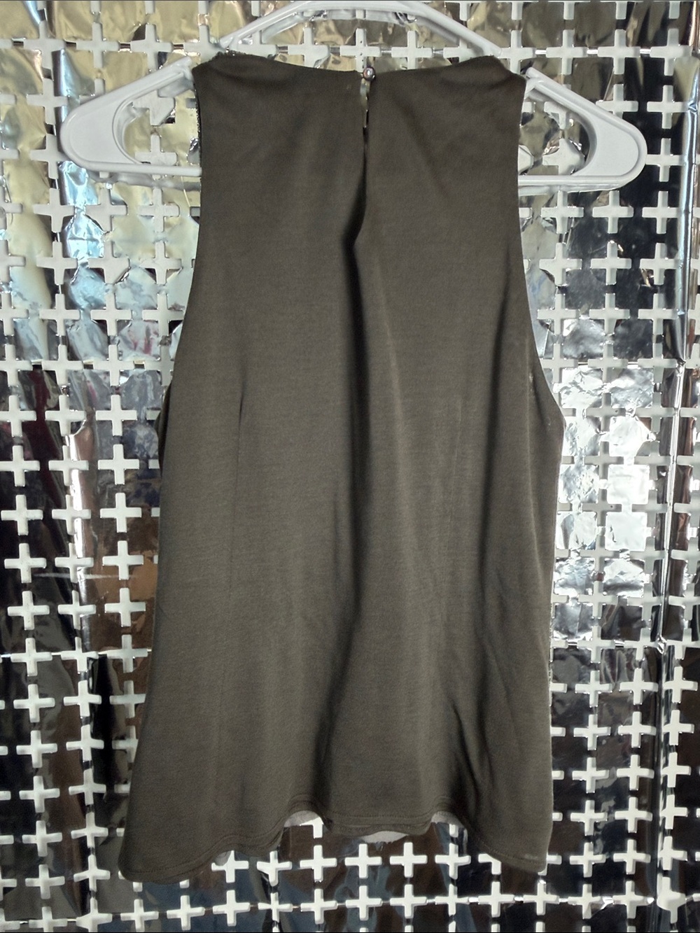 Ralph Lauren Metallic Tank Top in Gunmetal - Picture 5 of 5